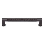 M Marcus Heritage Brass Cabinet Pull Bauhaus Hammered Design 203mm Centre to Centre